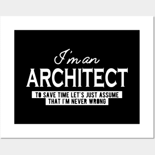 Architect - Let's just assume I'm never wrong Posters and Art